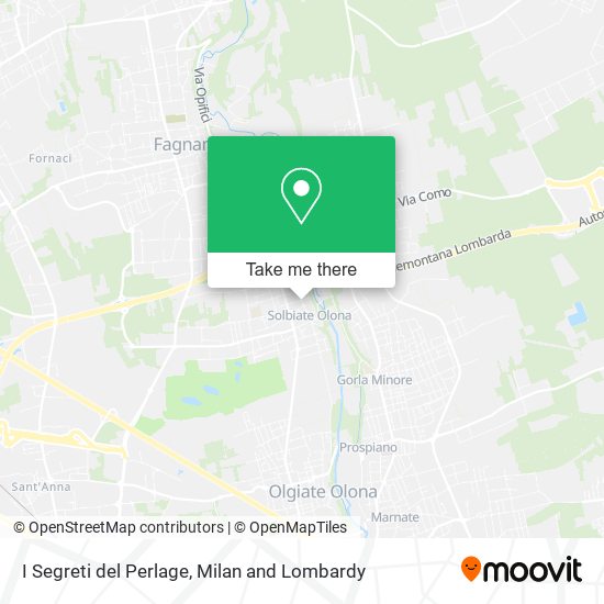 I Segreti del Perlage map