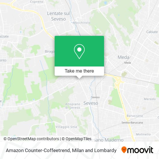 Amazon Counter-Coffeetrend map