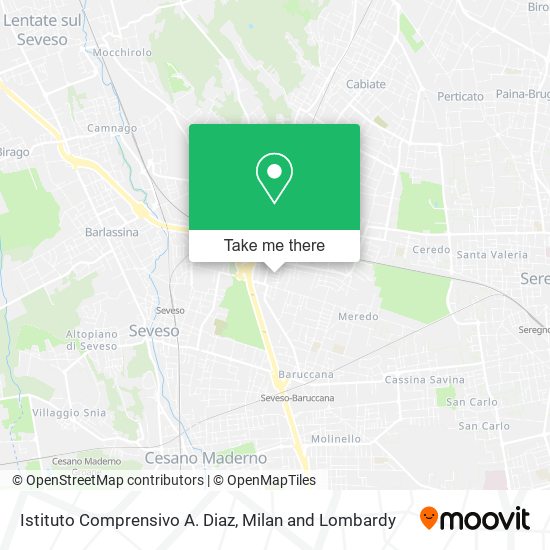 Istituto Comprensivo A. Diaz map