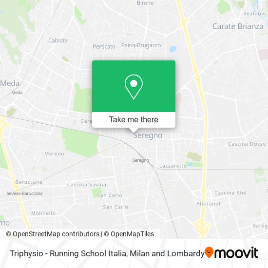 Triphysio - Running School Italia map
