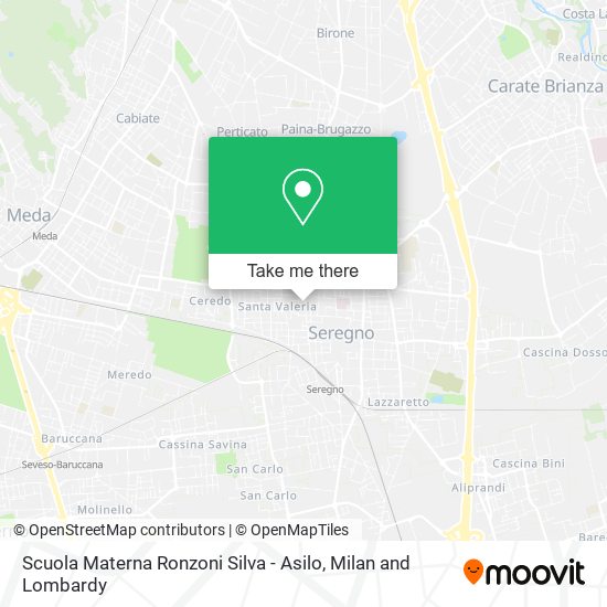 Scuola Materna Ronzoni Silva - Asilo map