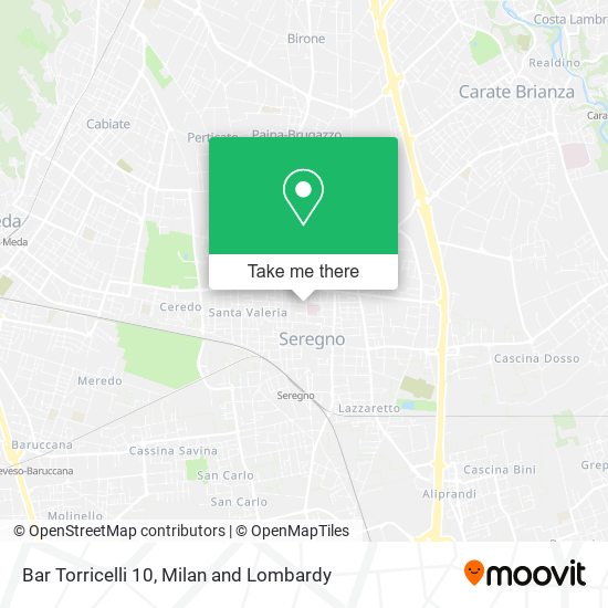 Bar Torricelli 10 map