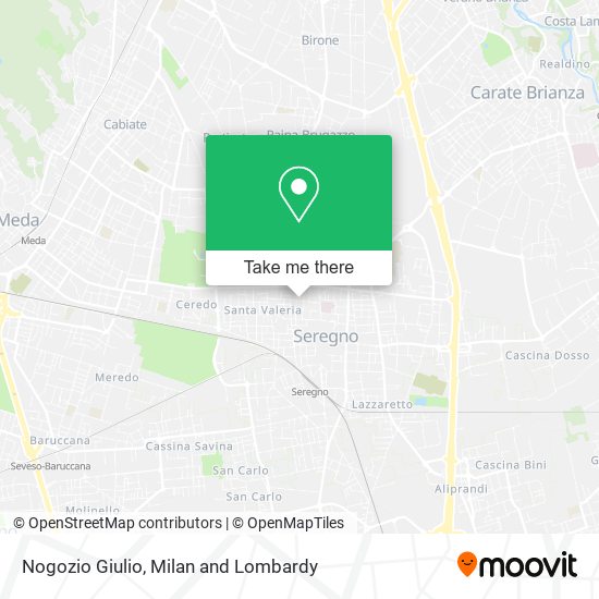 Nogozio Giulio map