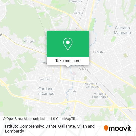 Istituto Comprensivo Dante, Gallarate map