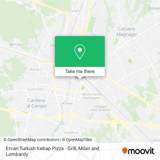 Ercan Turkish Kebap Pizza - Grill map