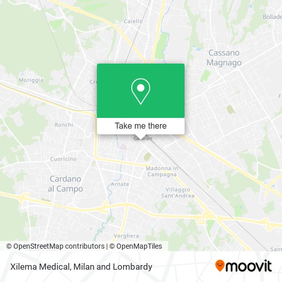 Xilema Medical map