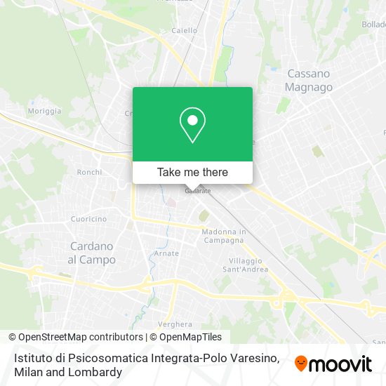 Istituto di Psicosomatica Integrata-Polo Varesino map