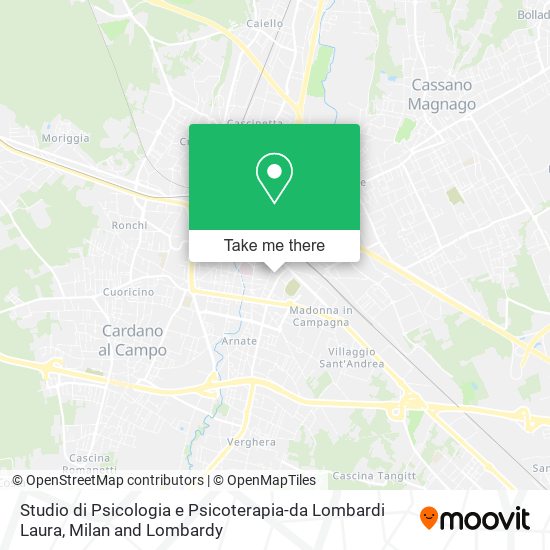 Studio di Psicologia e Psicoterapia-da Lombardi Laura map