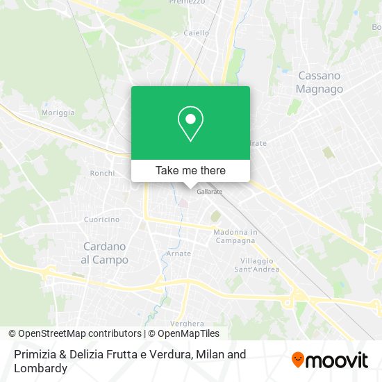 Primizia & Delizia Frutta e Verdura map