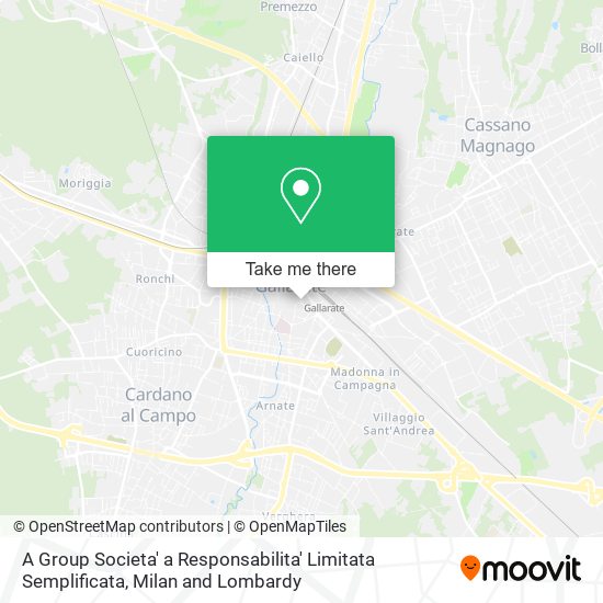 A Group Societa' a Responsabilita' Limitata Semplificata map