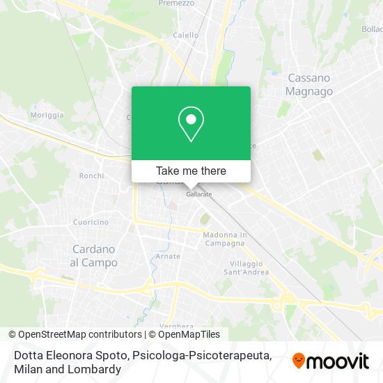 Dotta Eleonora Spoto, Psicologa-Psicoterapeuta map