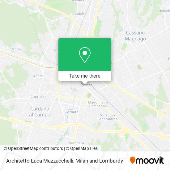Architetto Luca Mazzucchelli map