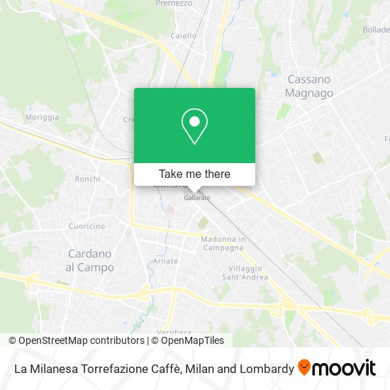 La Milanesa Torrefazione Caffè map