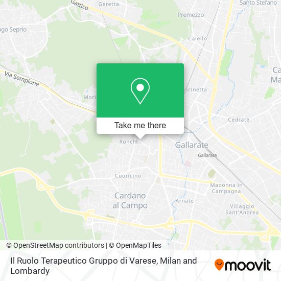 Il Ruolo Terapeutico Gruppo di Varese map