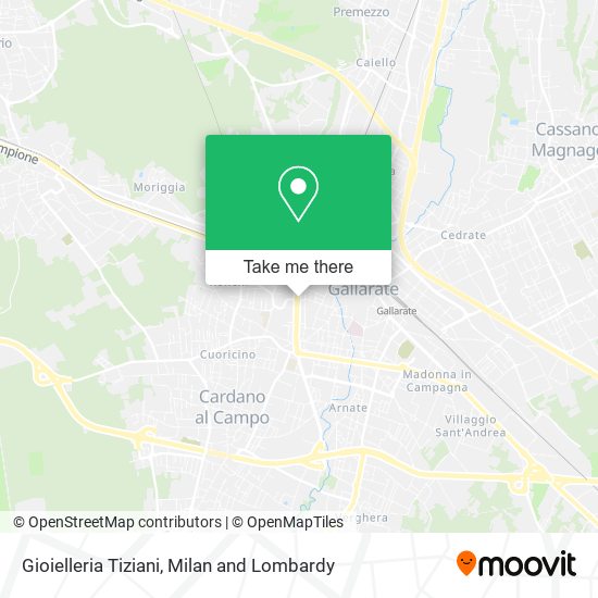 Gioielleria Tiziani map