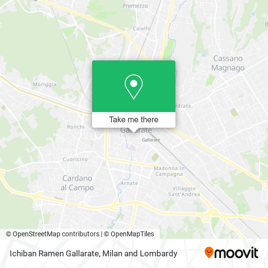 Ichiban Ramen Gallarate map