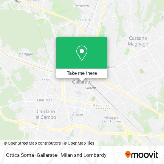 Ottica Soma -Gallarate- map