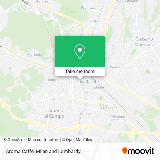 Aroma Caffè map