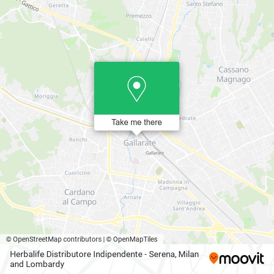 Herbalife Distributore Indipendente - Serena map