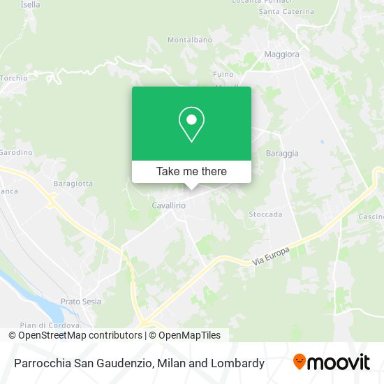 Parrocchia San Gaudenzio map