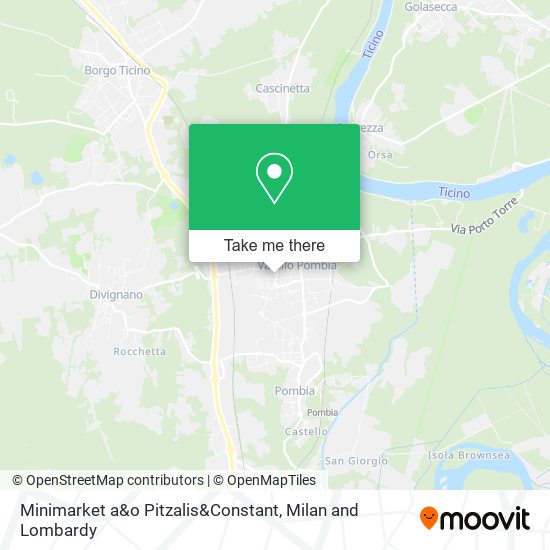 Minimarket a&o Pitzalis&Constant map