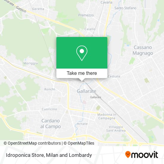 Idroponica Store map