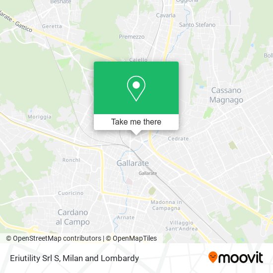 Eriutility Srl S map