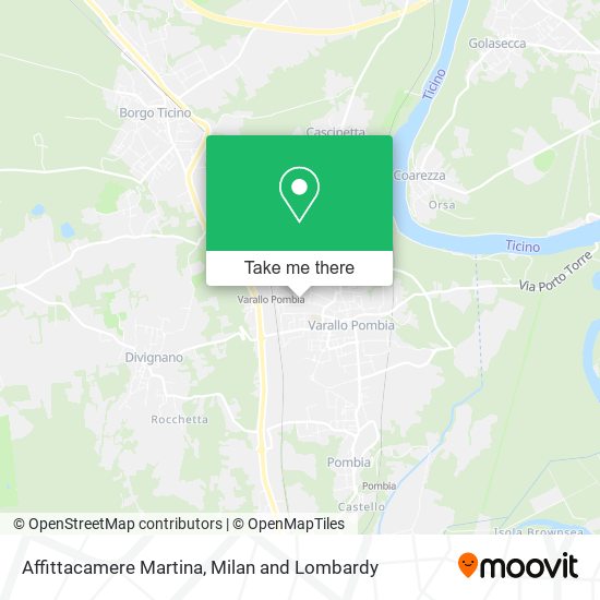 Affittacamere Martina map