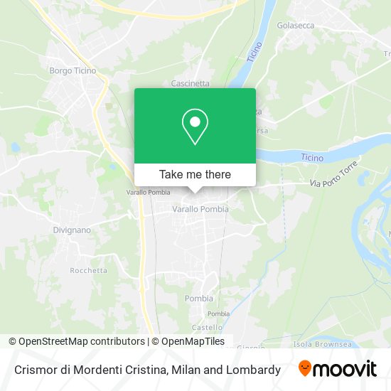 Crismor di Mordenti Cristina map