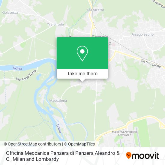 Officina Meccanica Panzera di Panzera Aleandro & C. map