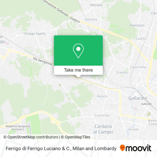 Ferrigo di Ferrigo Luciano & C. map
