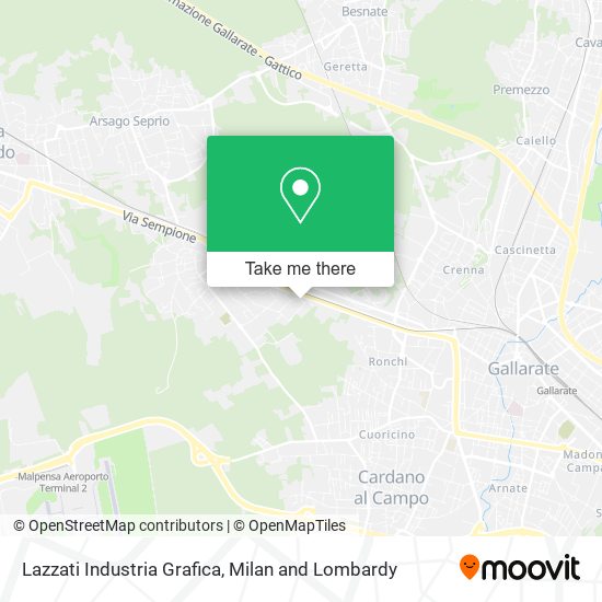 Lazzati Industria Grafica map