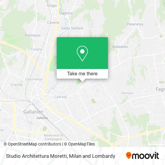 Studio Architettura Moretti map