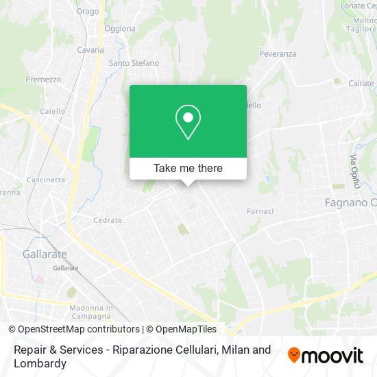 Repair & Services - Riparazione Cellulari map