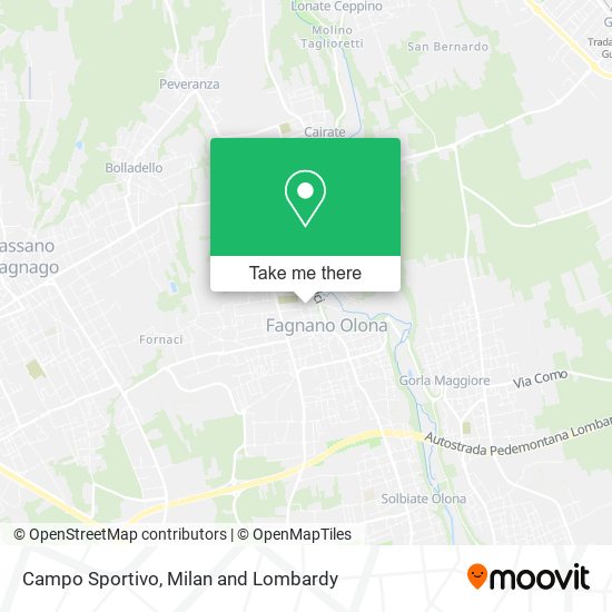 Campo Sportivo map