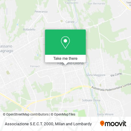 Associazione S.E.C.T. 2000 map