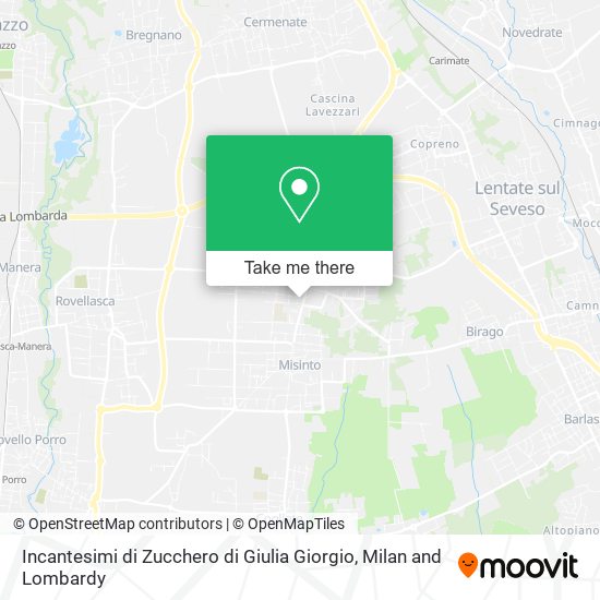 Incantesimi di Zucchero di Giulia Giorgio map