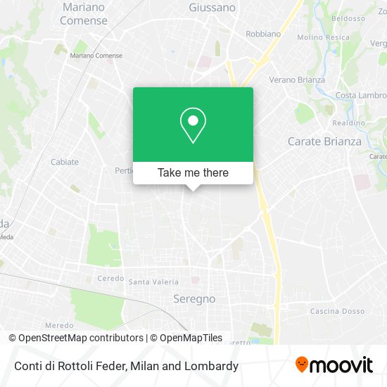 Conti di Rottoli Feder map