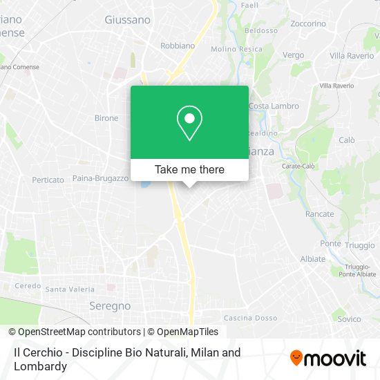Il Cerchio - Discipline Bio Naturali map