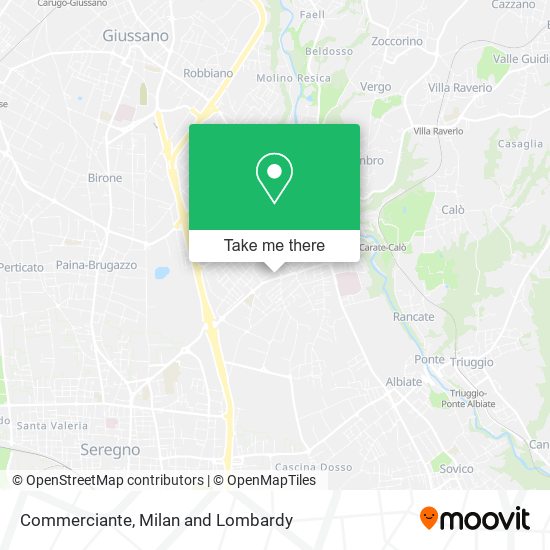 Commerciante map