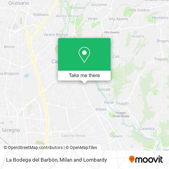 La Bodega del Barbòn map