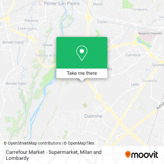 Carrefour Market - Supermarket map