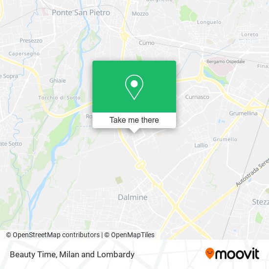 Beauty Time map