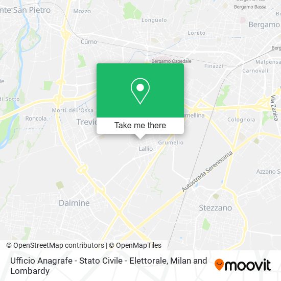 Ufficio Anagrafe - Stato Civile - Elettorale map