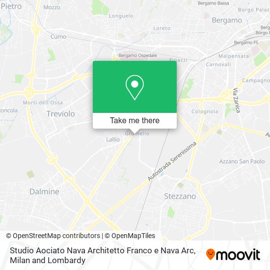Studio Aociato Nava Architetto Franco e Nava Arc map