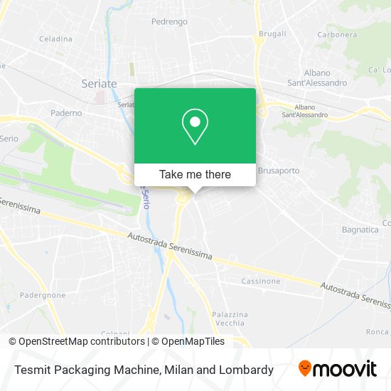 Tesmit Packaging Machine map