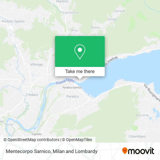 Mentecorpo Sarnico map
