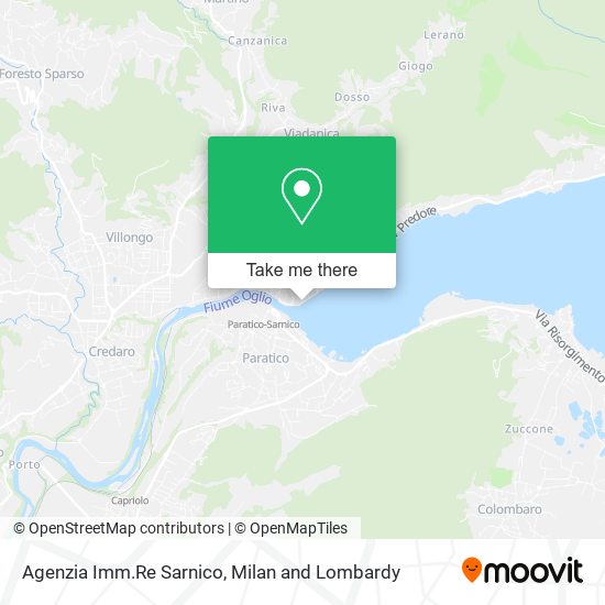 Agenzia Imm.Re Sarnico map
