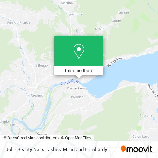 Jolie Beauty Nails Lashes map