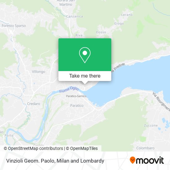 Vinzioli Geom. Paolo map